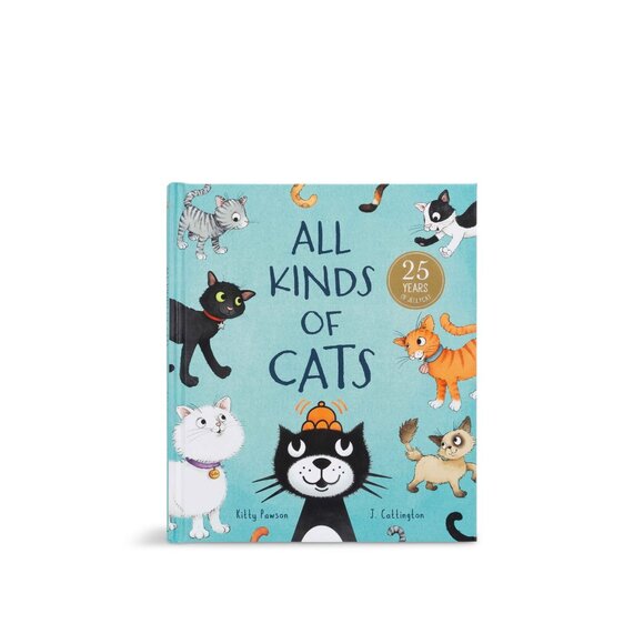 Jellycat All Kinds of Cats Book 25th Anniversary NEW - Picture 1 of 3
